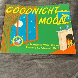 Goodnight Moon Kids Pajama Top - Green Moon Print